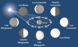 Image result for fases da lua